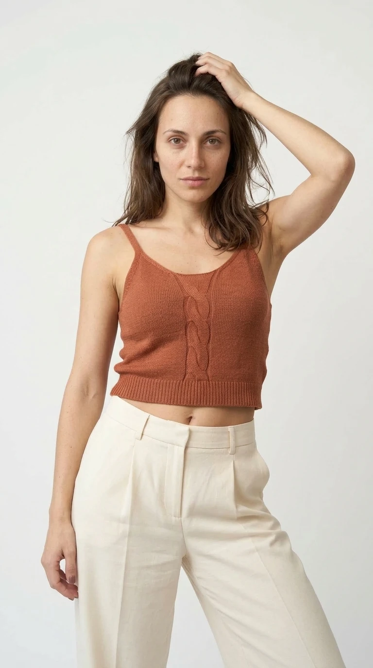 Musculosa de Hilo - Vista 2 | Drizzary Store