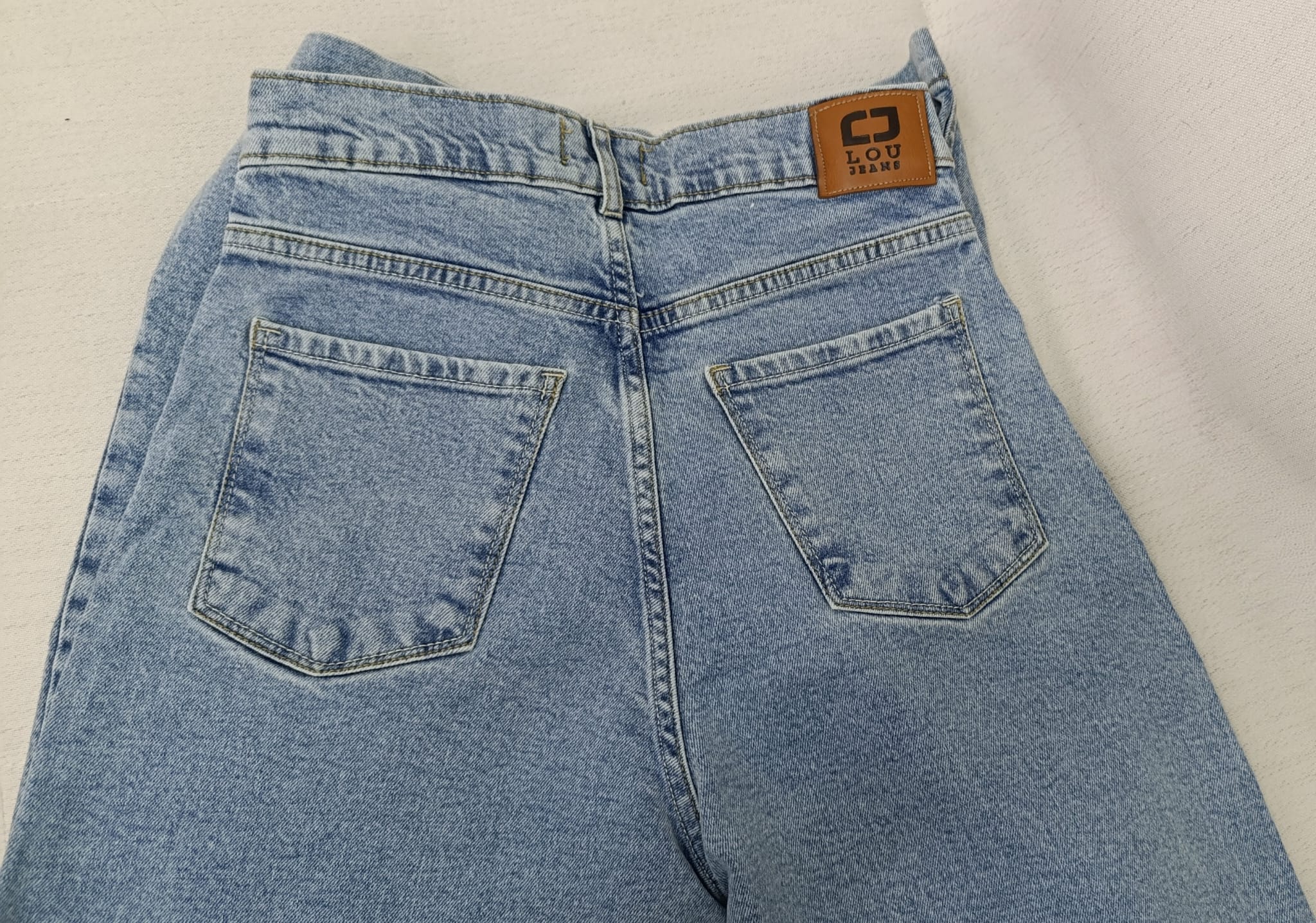 Jean Wide Leg Detroit Claro - Vista 5 | Drizzary Store