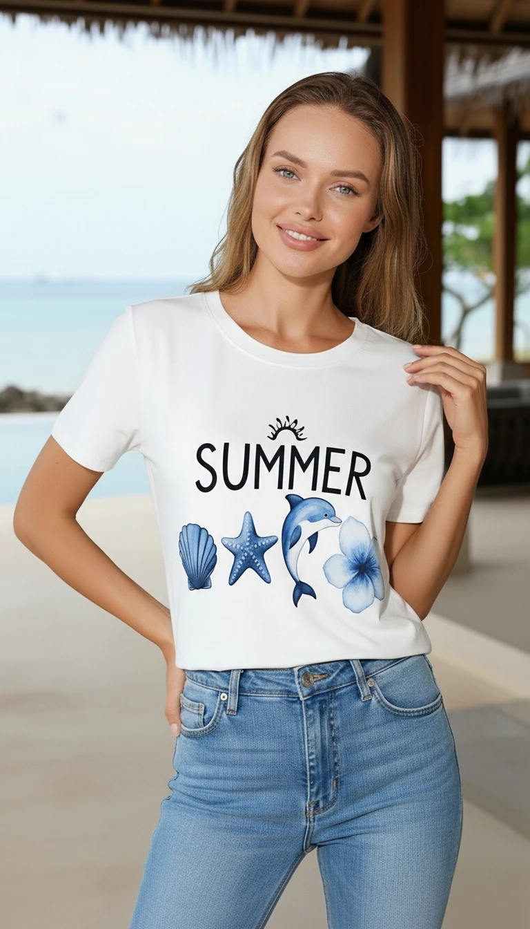 Remera Summer - Vista 2 | Drizzary Store