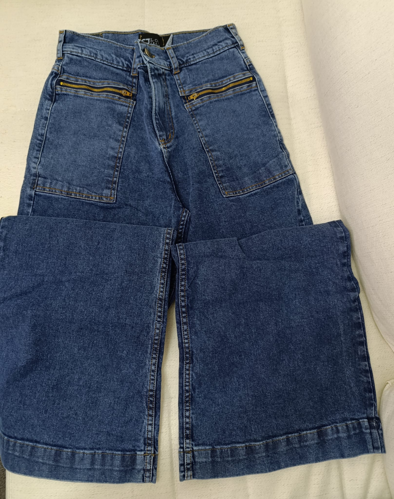 Jean Wide Leg Detroit Oscuro - Vista 6 | Drizzary Store