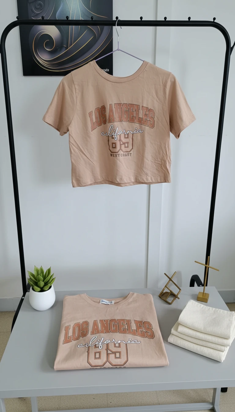 Cropped T-shirt - Vista 3 | Drizzary Store